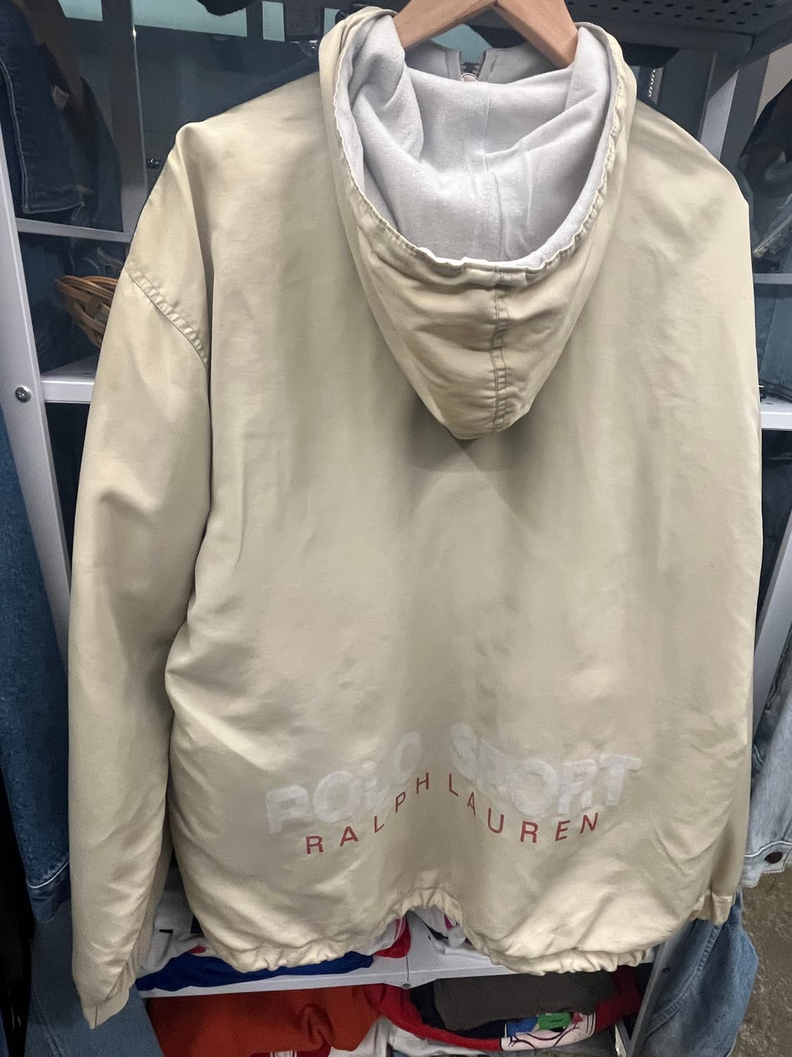 90s 폴로 스포츠 랄프로렌 자켓 베이지 상품이미지2