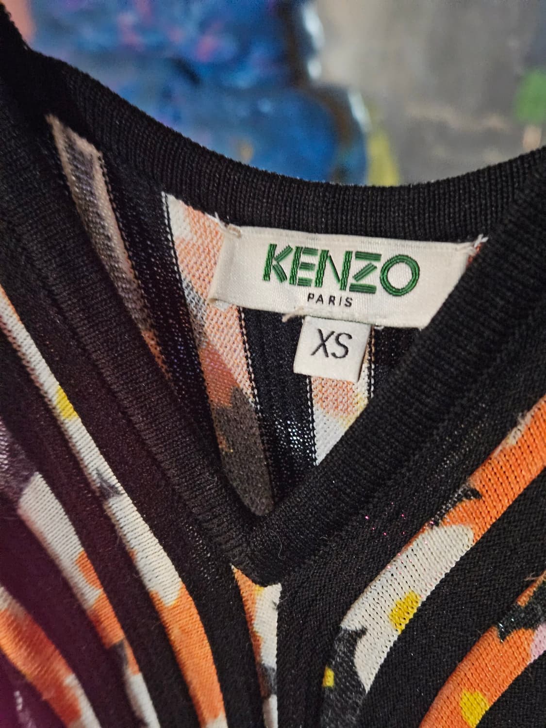 KENZO PARIS 겐조 플리츠 플로럴 롱 원피스 상품이미지2