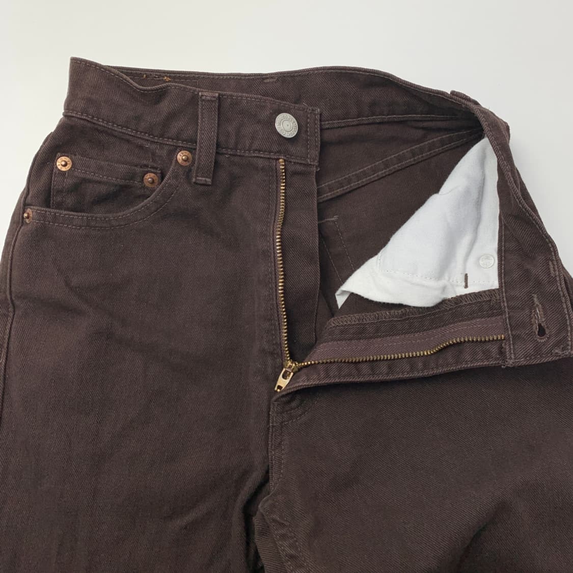 [27/정품] 리바이스 일본판 화이트 탭 코튼 팬츠 L2-0036 상품이미지4