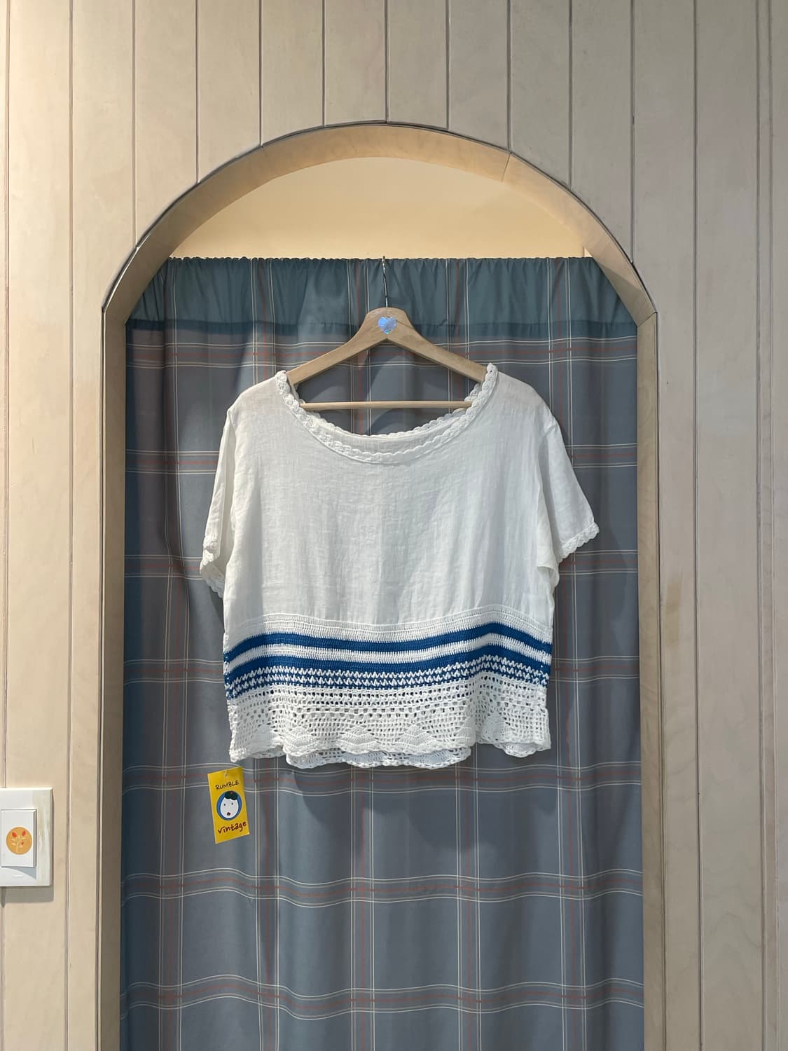 일본빈티지 린넨 블라우스 상품이미지2