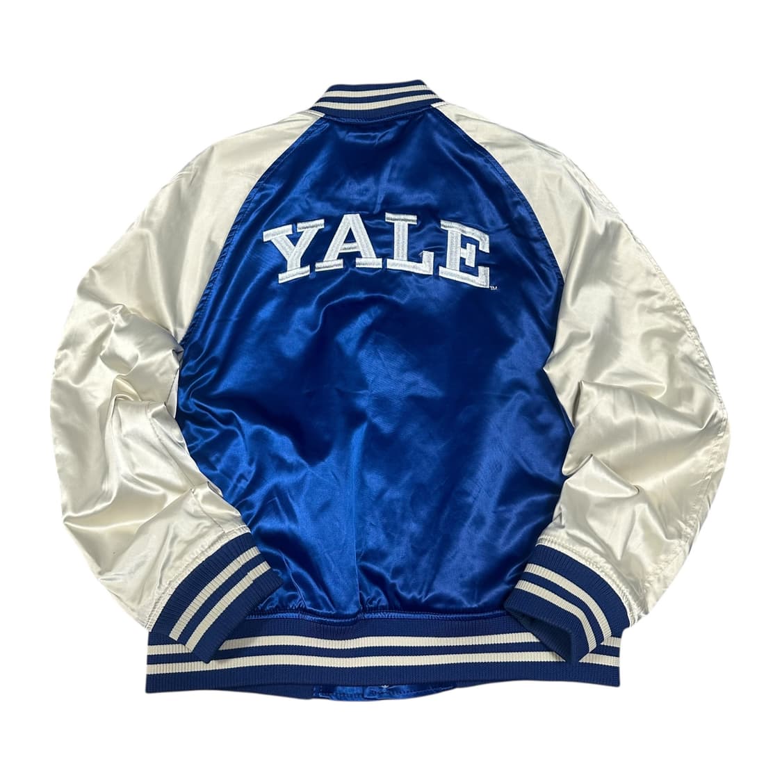 ✨ (바배) H&M 예일 새틴 바시티 봄버 자켓 상품이미지1