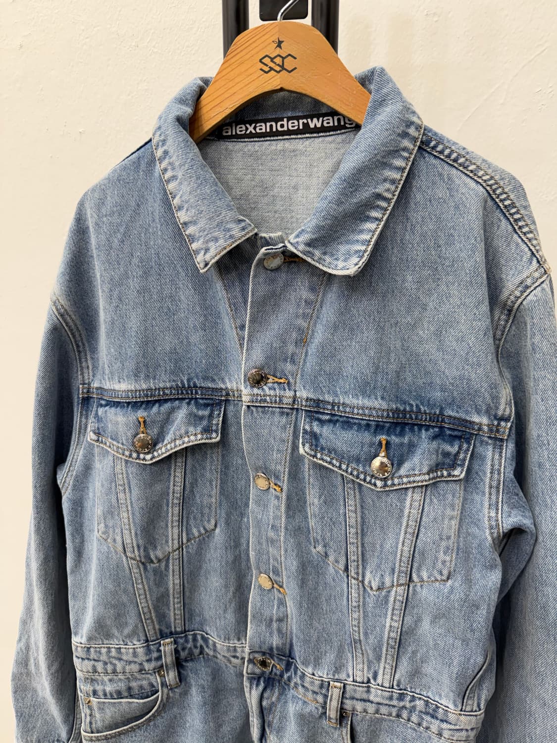 정품) 알렉산더왕 데님 점프슈트 L 상품이미지2