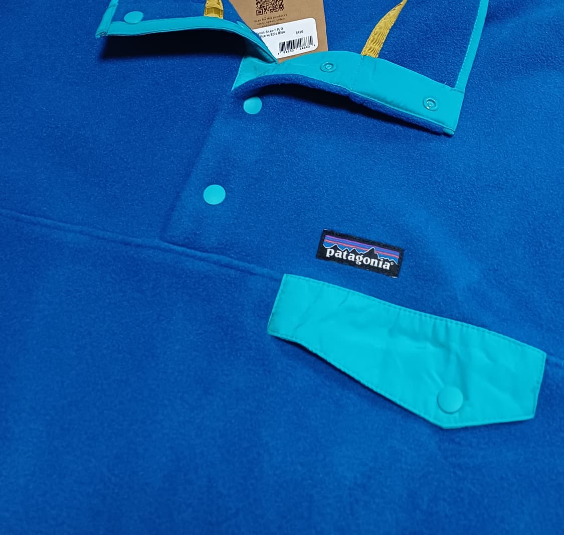 🇳🇮 [M] 파타고니아 신칠라 스냅티 반다나 블루  상품이미지5