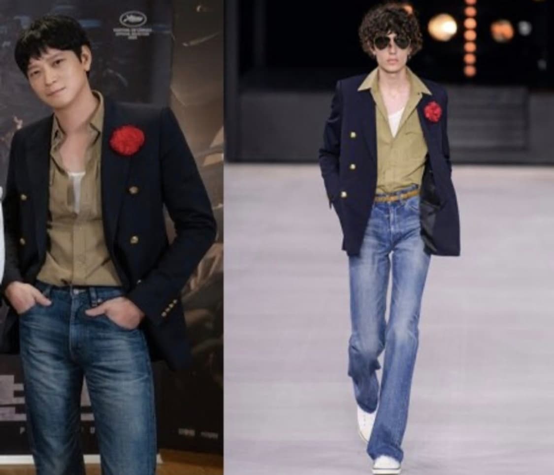 셀린느/금장 더블 블레스티드 자켓/50 상품이미지8