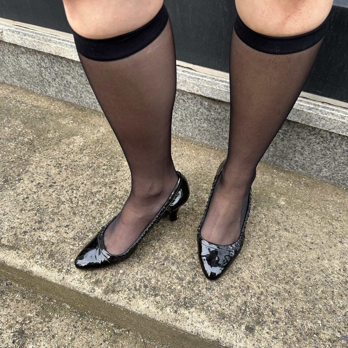 00s 빈티지 프라다 에나멜 가죽 힐 상품이미지10