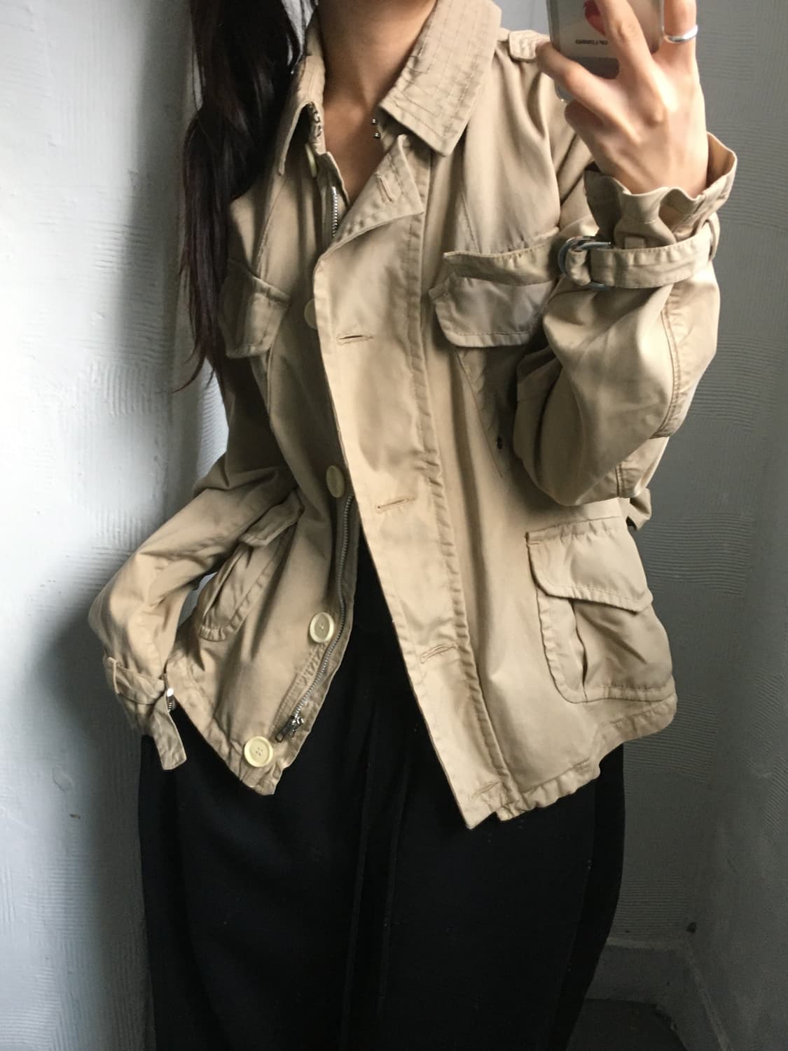 Moncler 몽클레어 베이지 사파리 자켓  상품이미지1