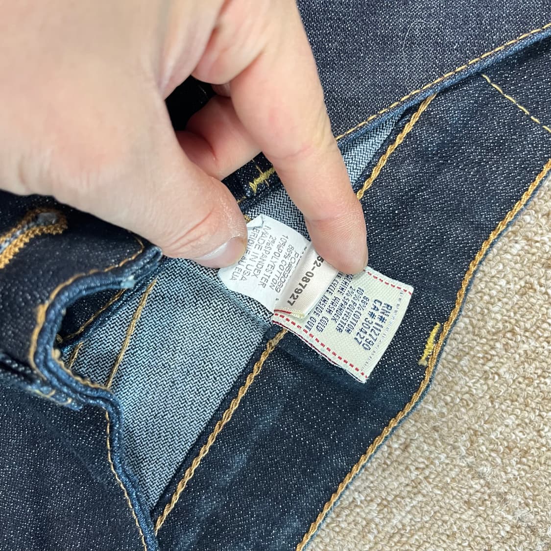  트루릴리젼 부츠컷 데님팬츠 상품이미지6