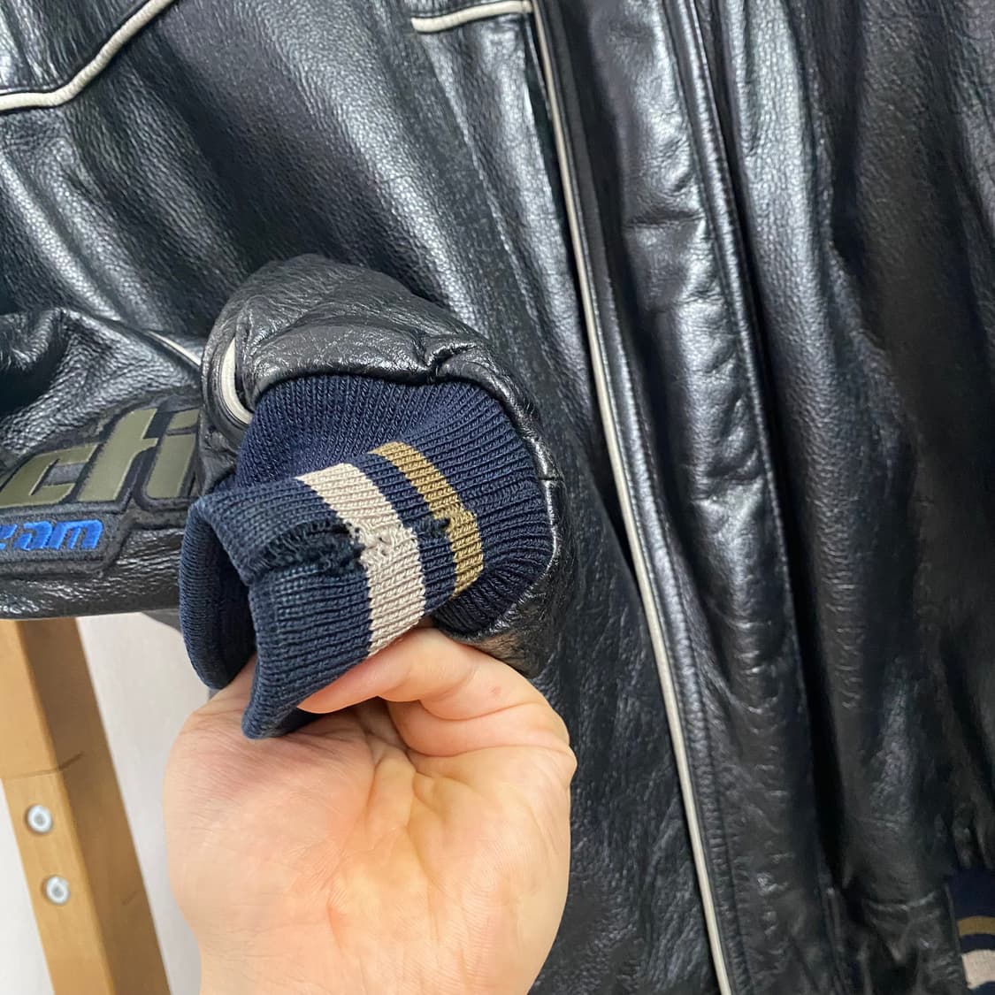 L fubu 레더 스타디움자켓 상품이미지6