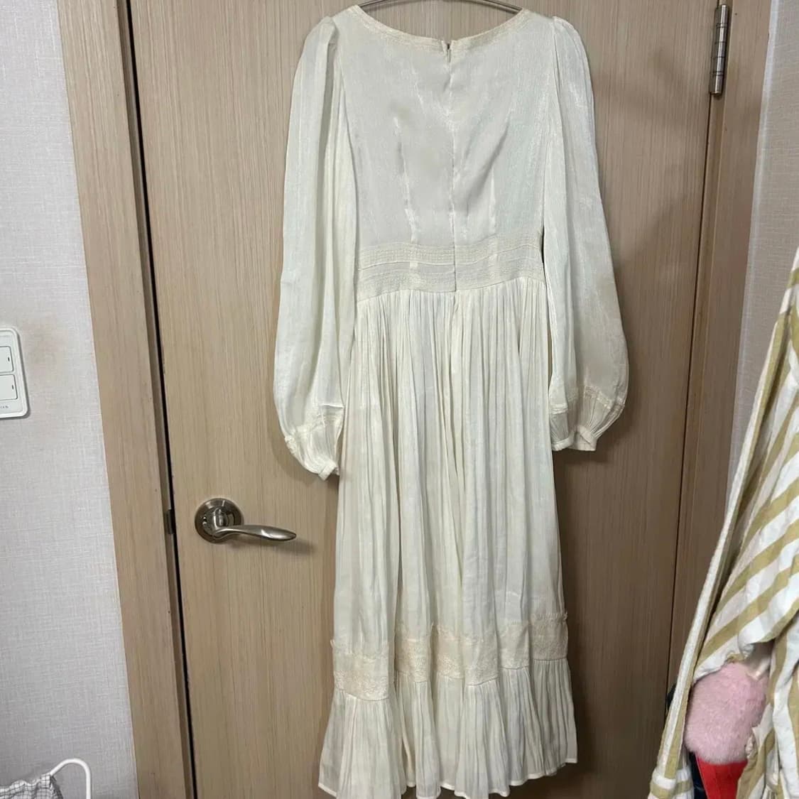 S사이즈) 신스덴 앙쥬 레이스 롱원피스 브라이덜샤워 셀프웨딩스냅 상품이미지10