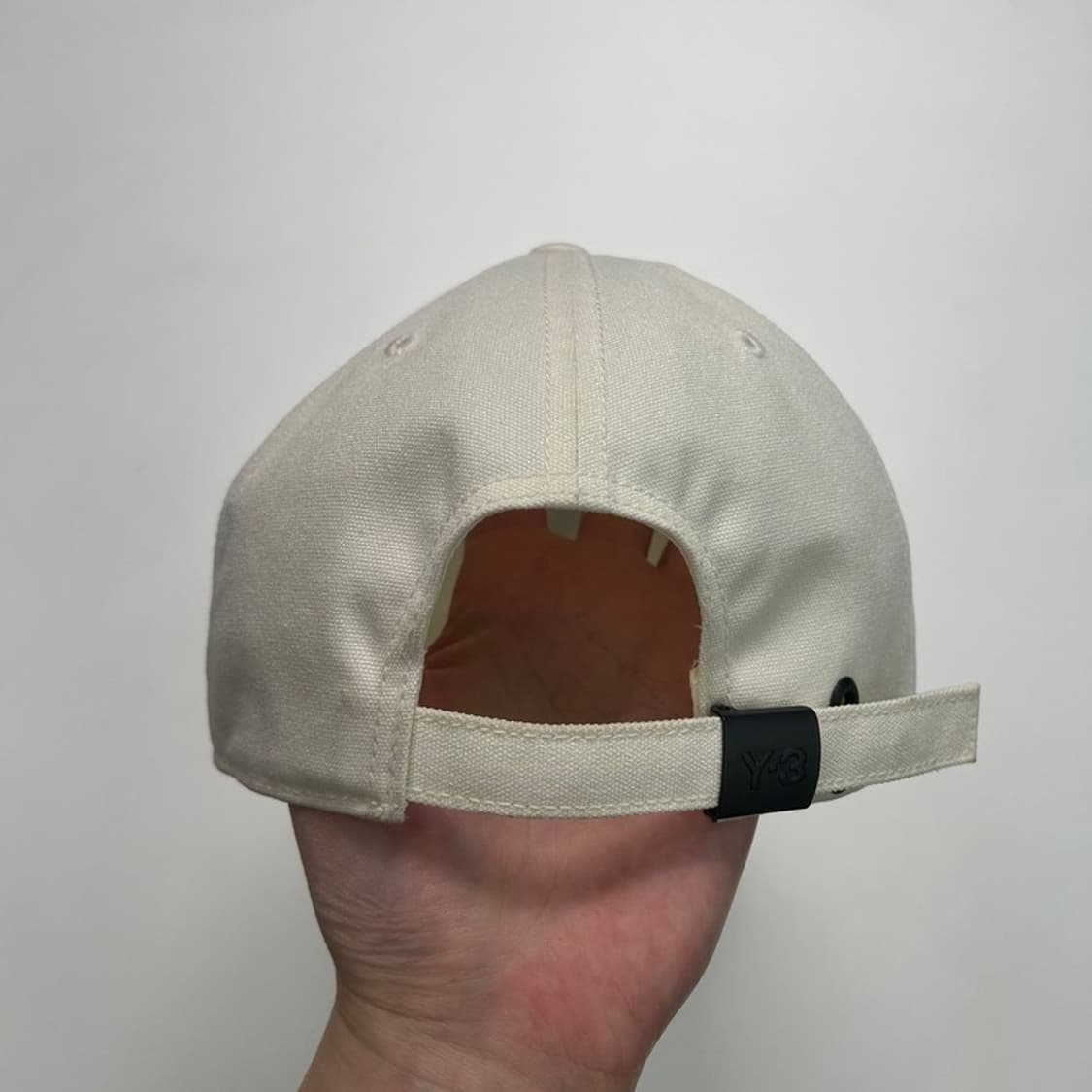아디다스 Y-3 로고 베이스볼 캡 화이트 상품이미지6