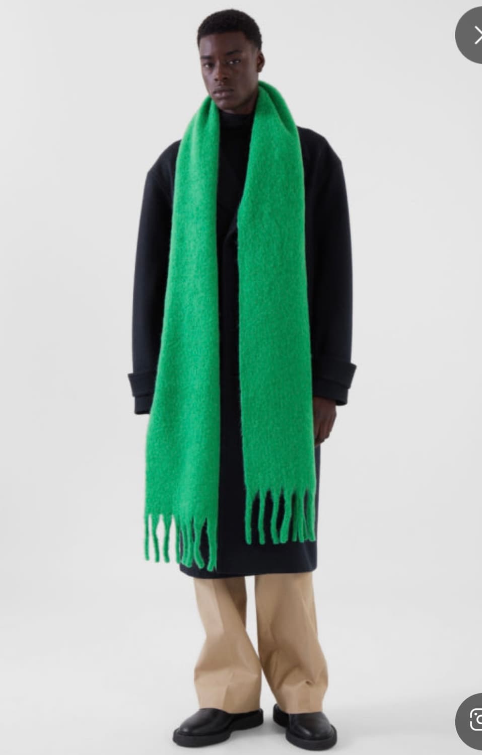 코스 머플러 그린 상품이미지1