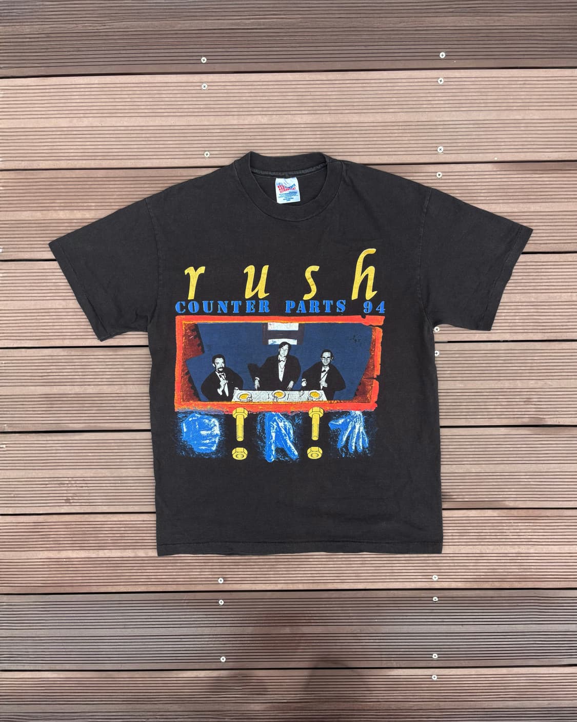 90s rush 러쉬 Counter Parts tour 반팔 티셔츠 상품이미지2