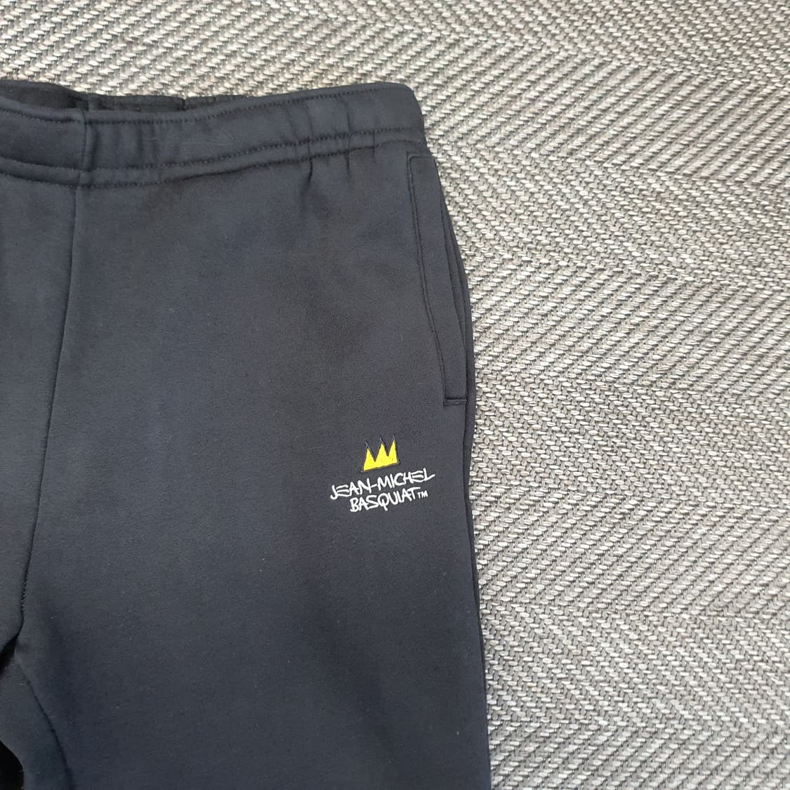 장미쉘바스키아 밴딩 기모 조거팬츠 남자34~35 상품이미지3