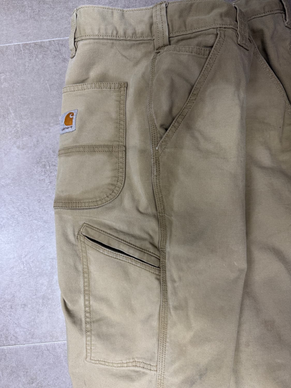  [36x34] 칼하트 102291 럭비 캔버스 릴렉스드 핏 팬츠 상품이미지3