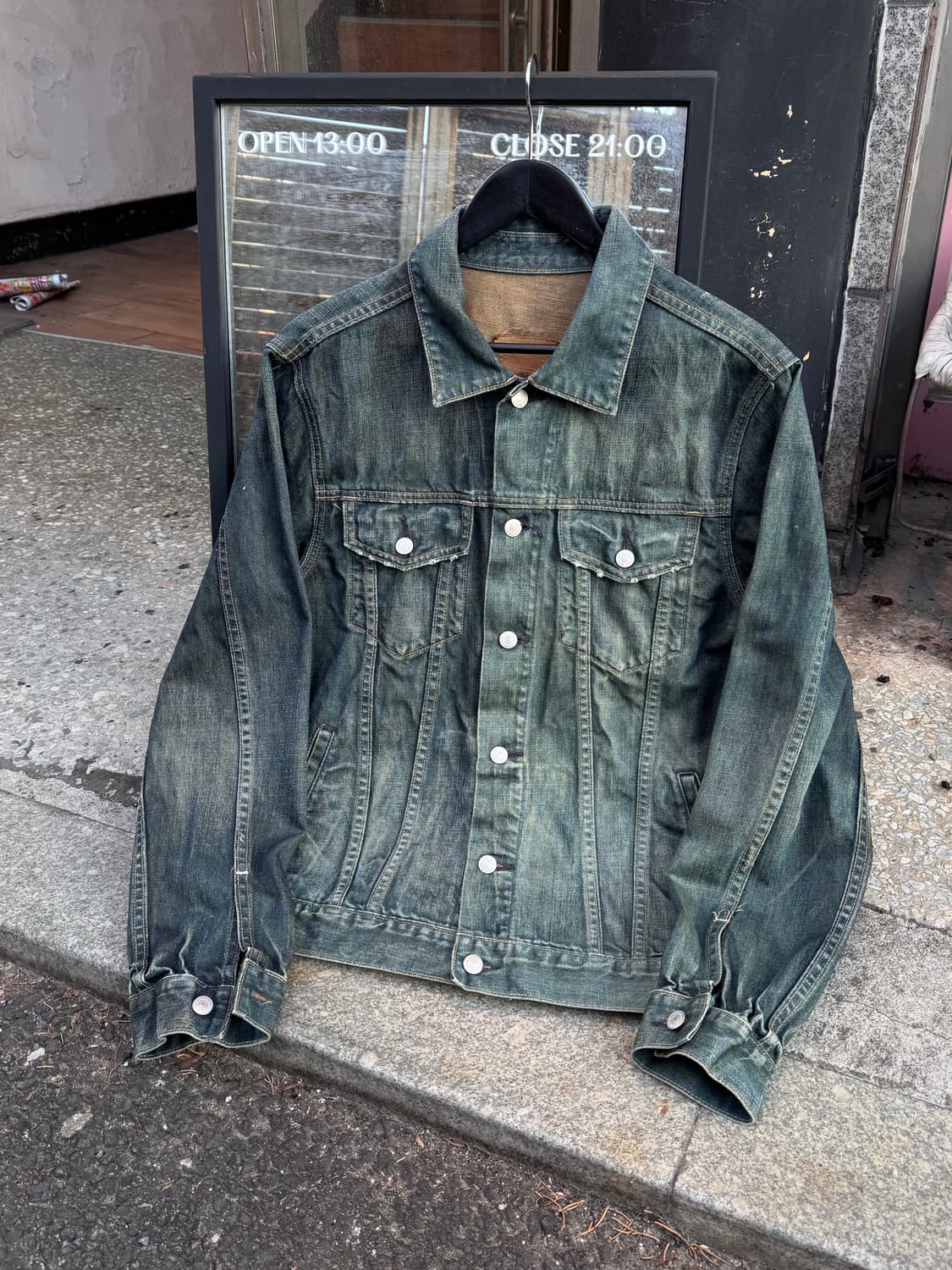 90s Gap 갭 웨스턴 워시드 데님 트러커자켓  상품이미지1