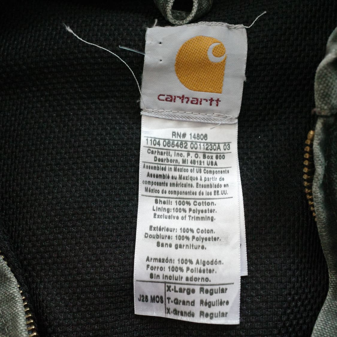 00s 칼하트 덕 액티브 자켓 모스그린 J28 mos 상품이미지3