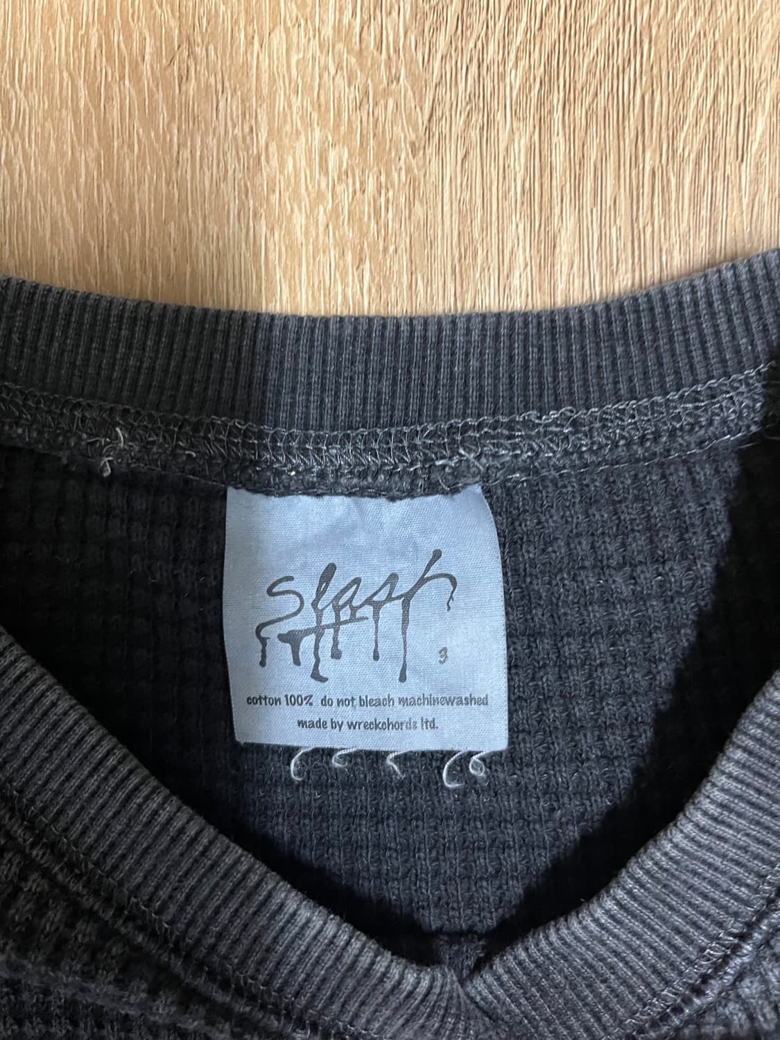 더뤡코즈 와플티 블랙 - 3사이즈 상품이미지2