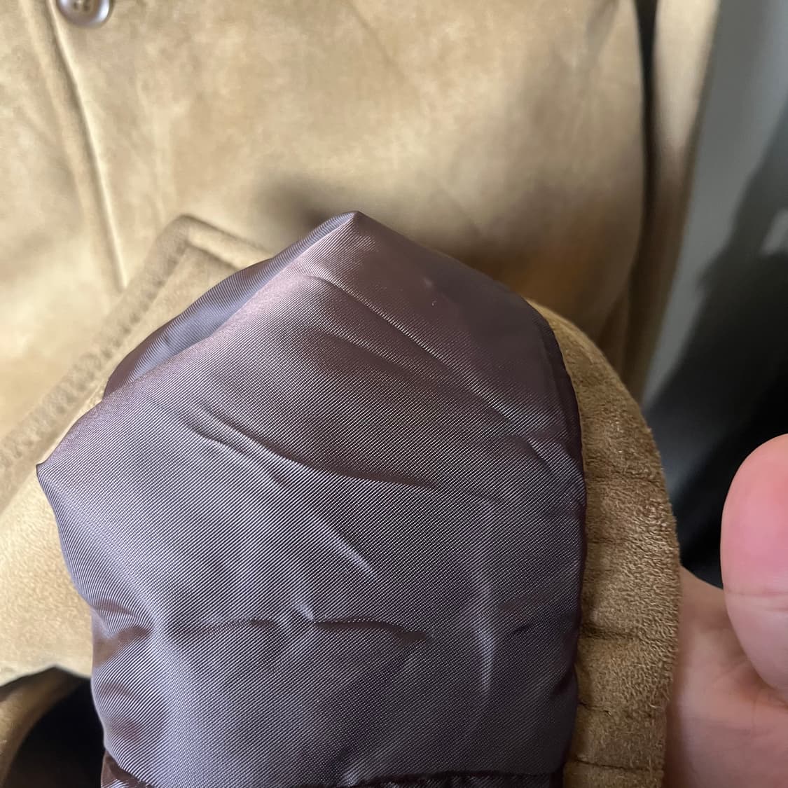 [Chaps Ralph Lauren] 챕스 스웨이드 카 코트 상품이미지5