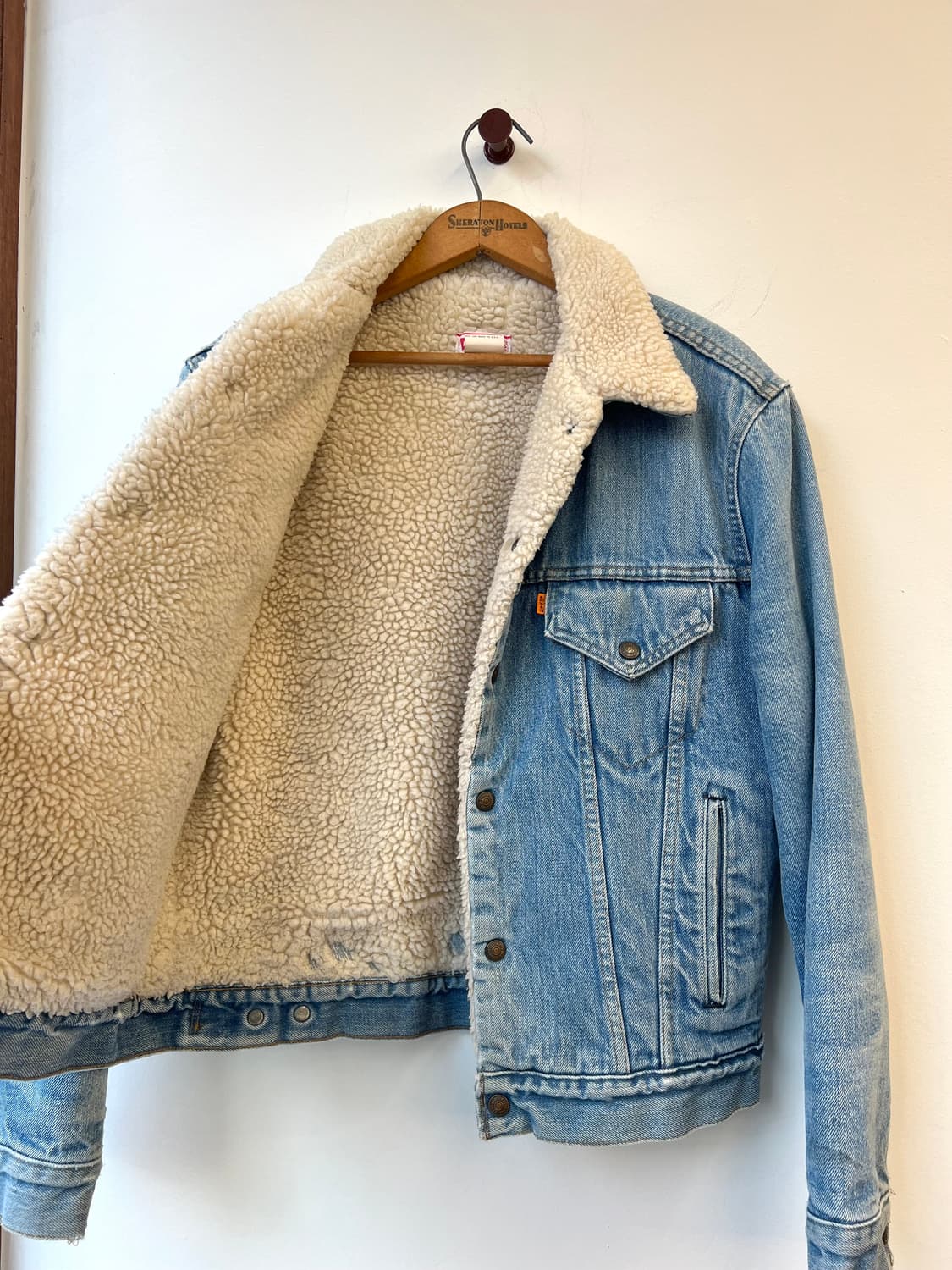 (103)70s 리바이스 오렌지탭 데님 쉐르파 자켓 상품이미지2
