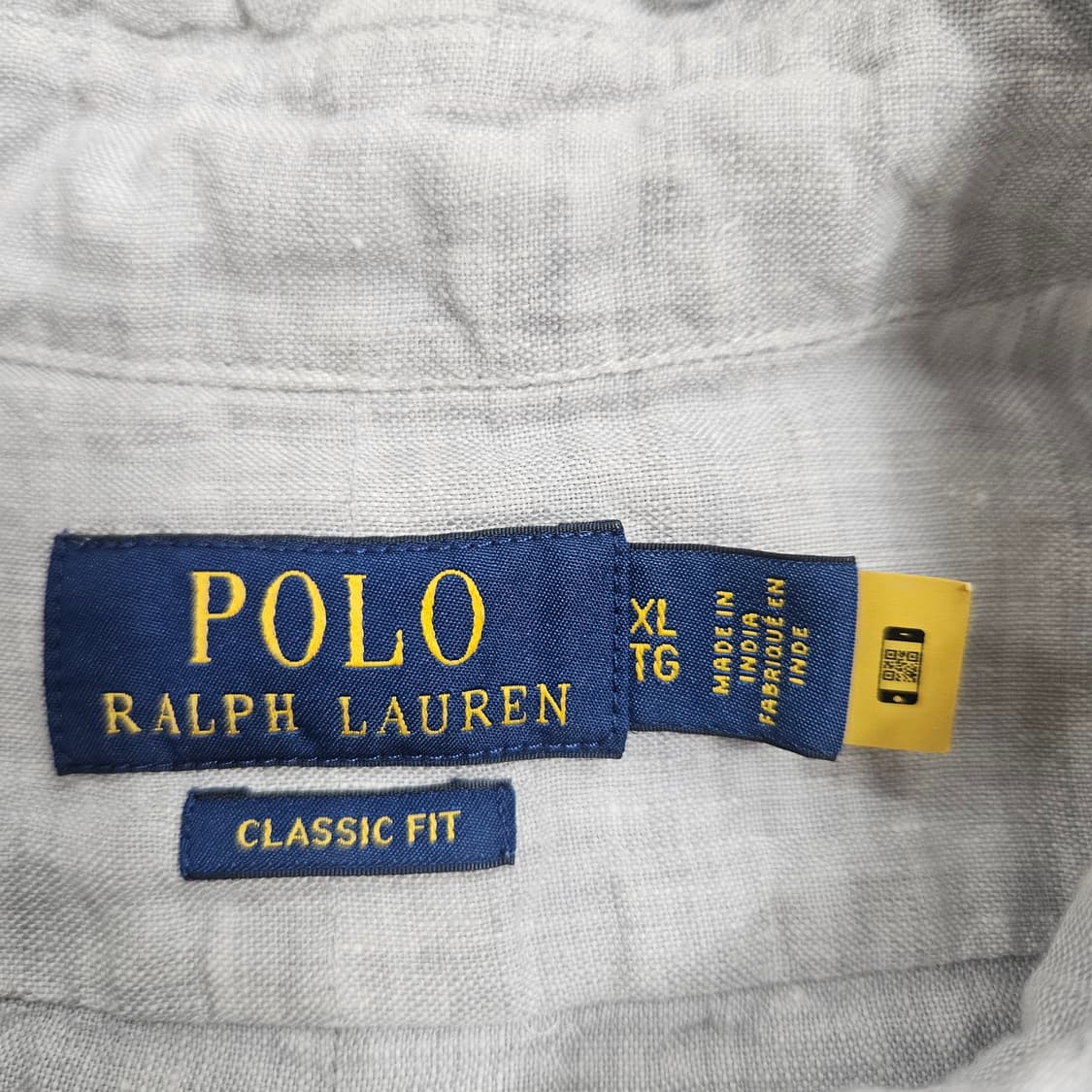 폴로 랄프 로렌 신형 QR 린넨 셔츠 XL 상품이미지7