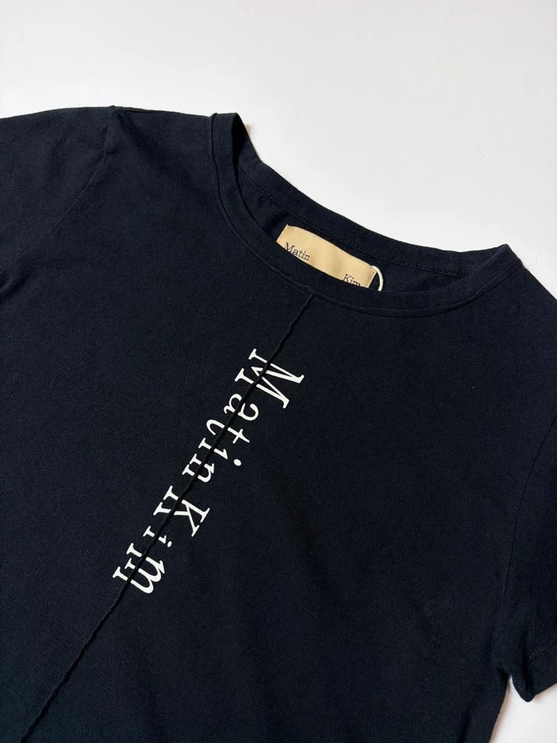 마뗑킴 Matin Kim 22ss 크롭 반팔 티셔츠 PN9286 상품이미지2
