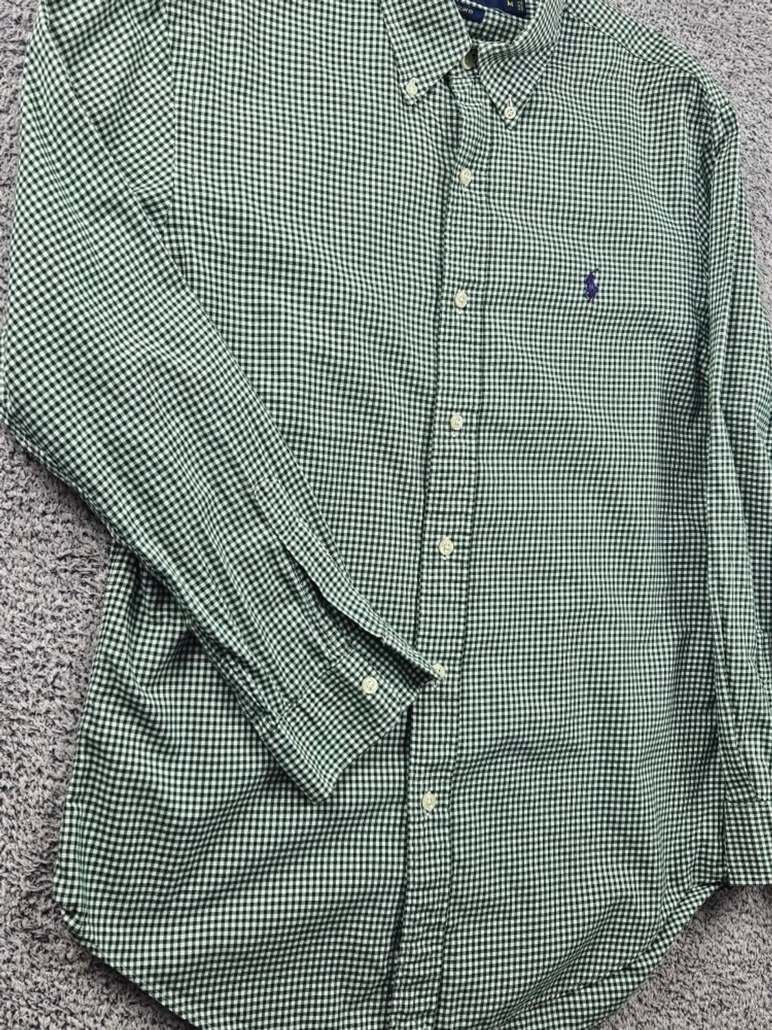 폴로랄프로렌 슬림핏 깅엄 체크 패턴 셔츠 ( M ) / 11089 상품이미지6