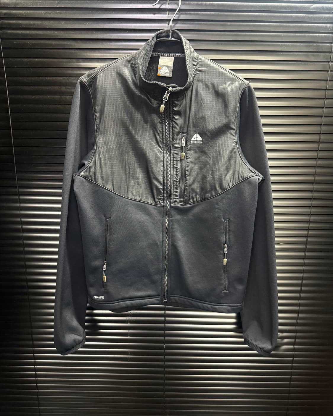 나이키 ACG 하이넥 집업 자켓 바람막이 아웃도어 등산 고프코어 M 95 상품이미지3