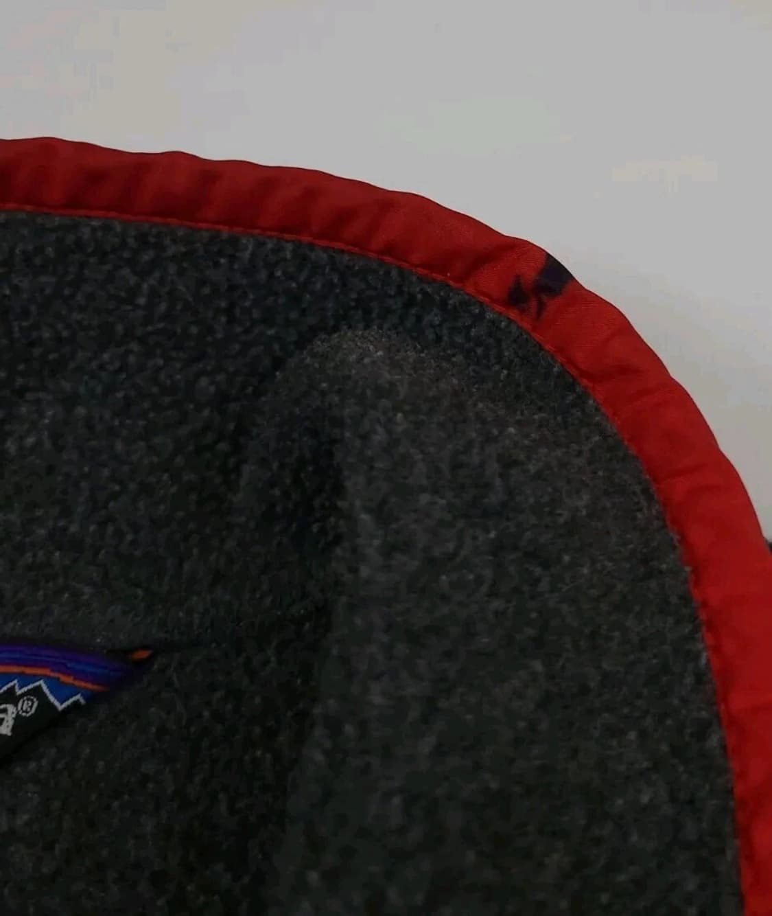 80s 파타고니아 신칠라 스냅-T 차콜/레드 캐나다 상품이미지6