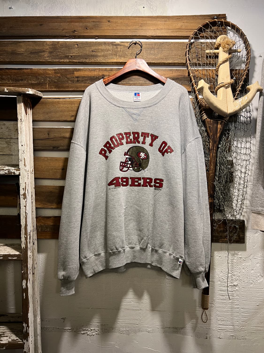 [2XL]90's 러셀 USA Made 샌프란시스코 49ERS 스웻셔츠 상품이미지2