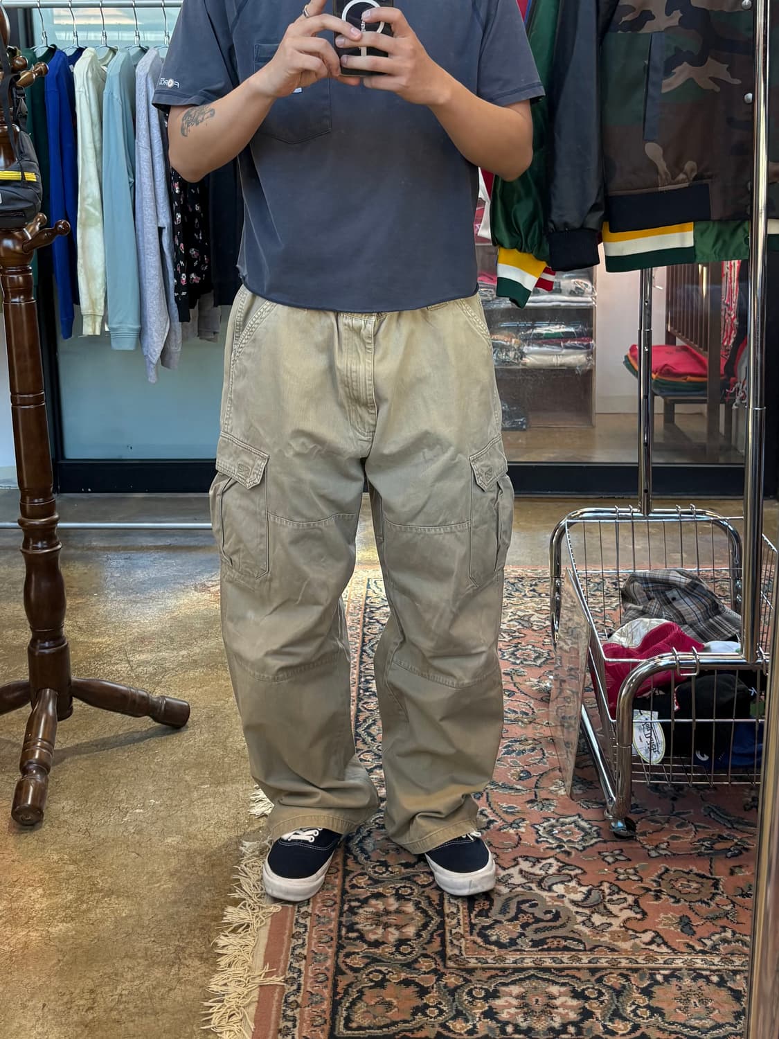 d.o.p denim 와이드 카고팬츠 상품이미지2