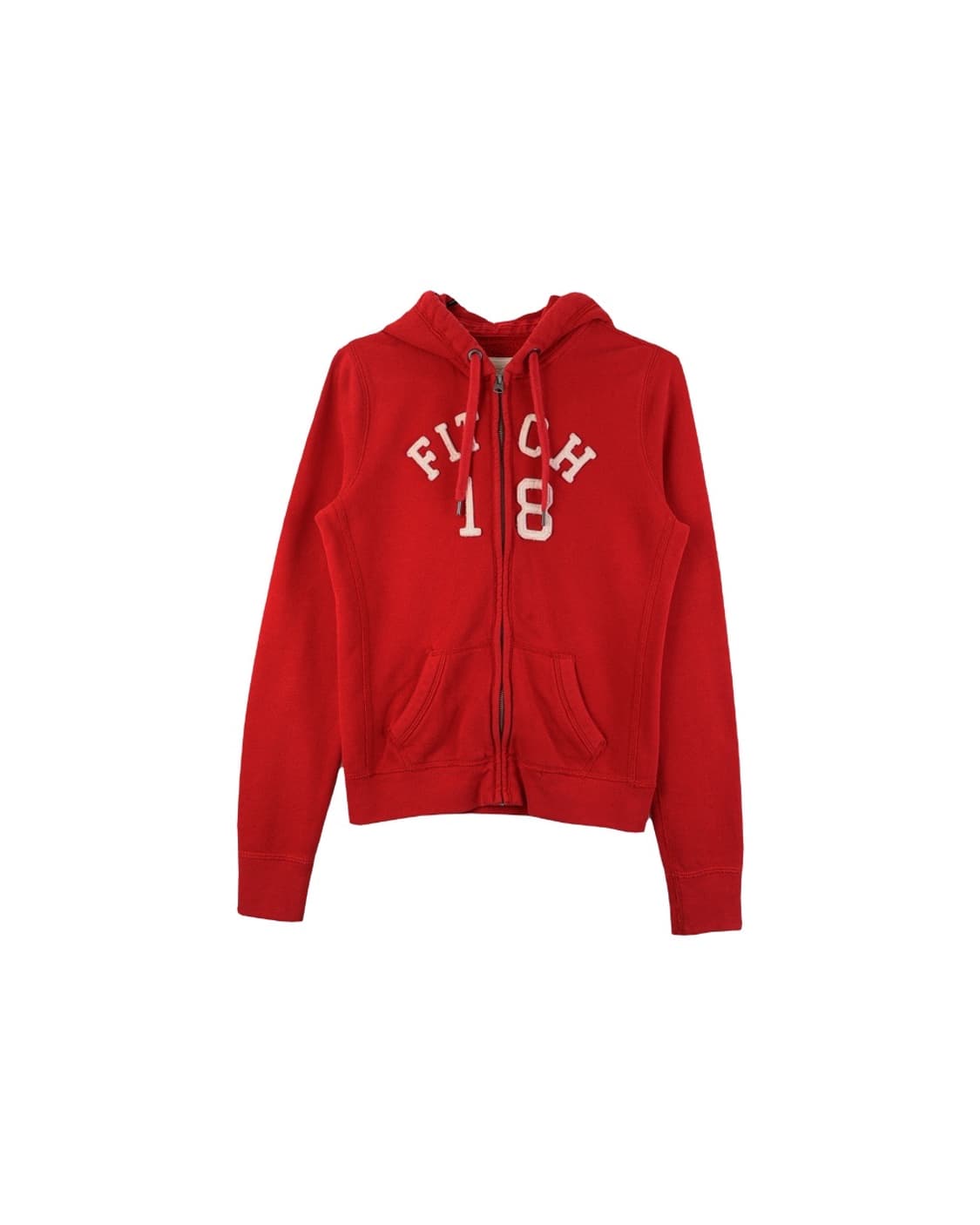 Abercrombie & Fitch Red Zip Up Hoodie 상품이미지3