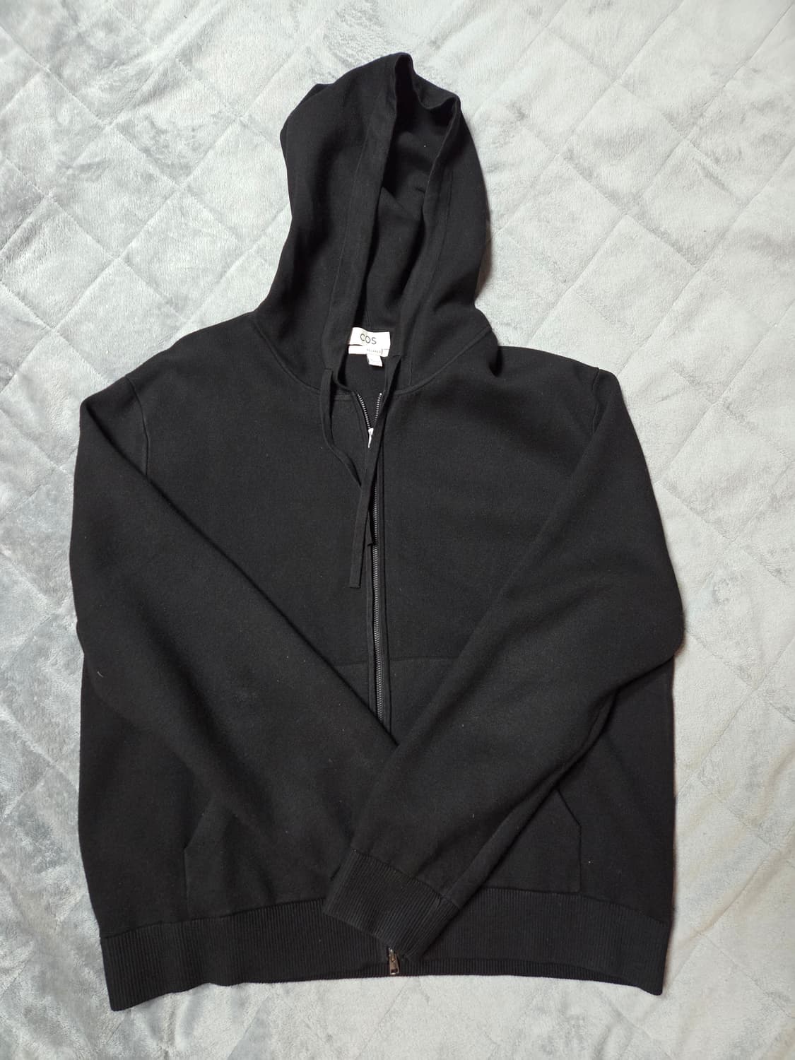 COS 니트 후드 집업 (L) 상품이미지1