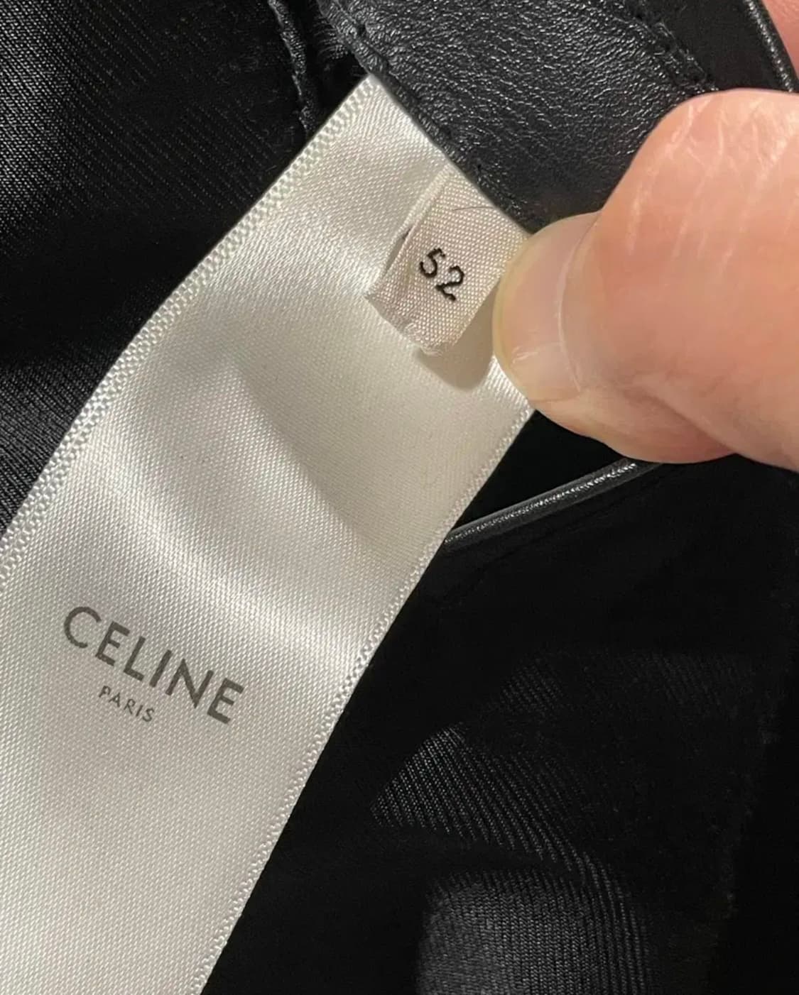 셀린느 클래식 바이커 레더 자켓 52사이즈 상품이미지8