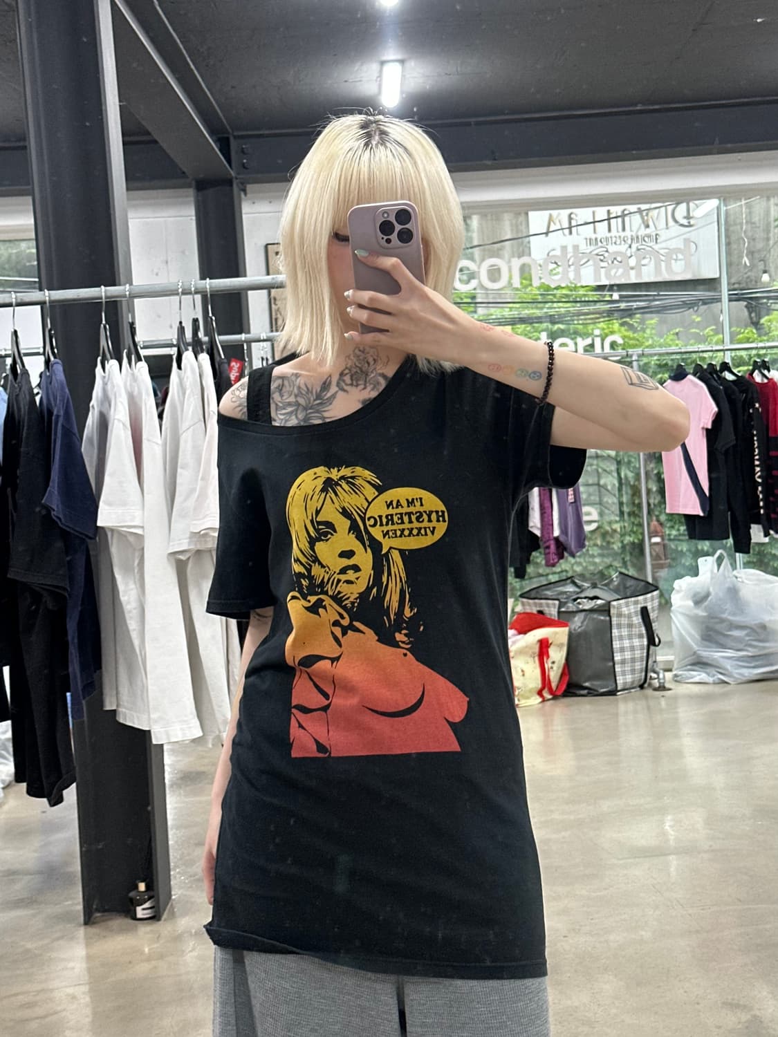 히스테릭 글래머 I'm An Hysteric Vixxxen 그래픽 반팔  상품이미지4
