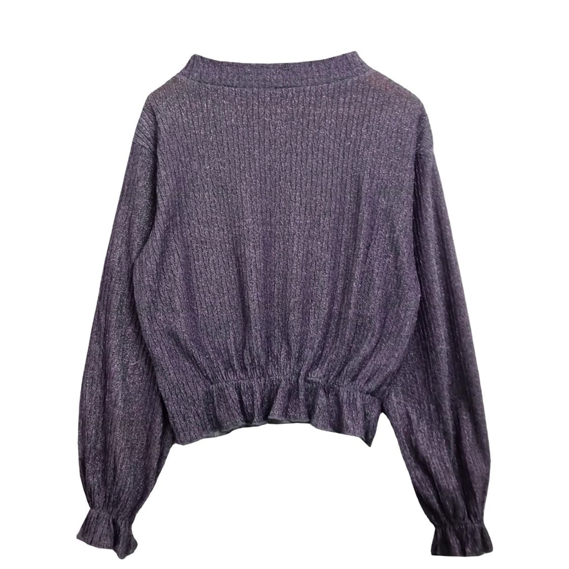 Meri the middle 루렉스 셔링 블라우스 상품이미지2