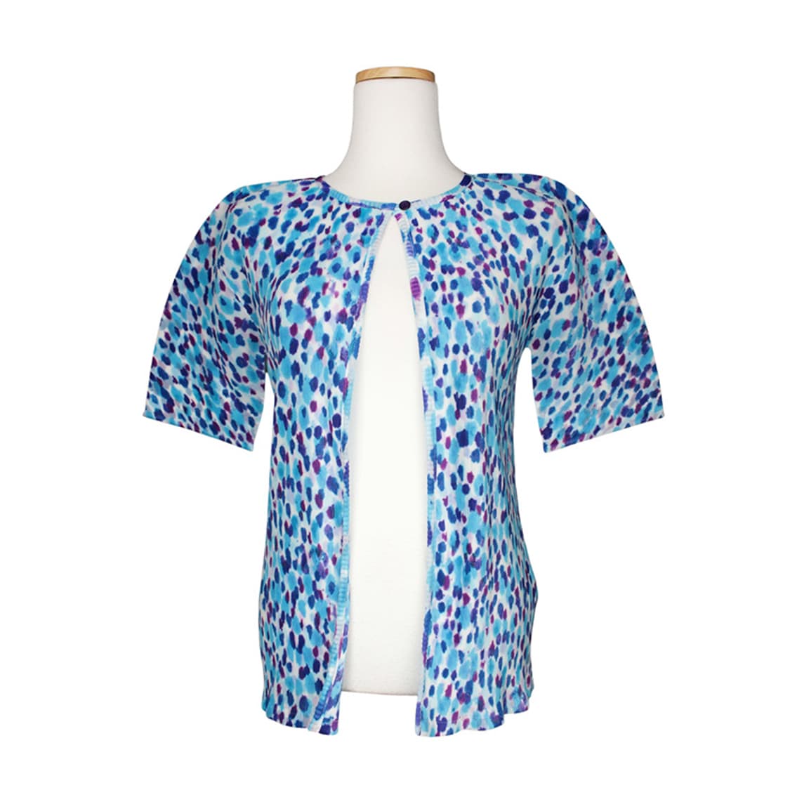 플리츠플리즈 블루 도트 가디건 3 상품이미지1