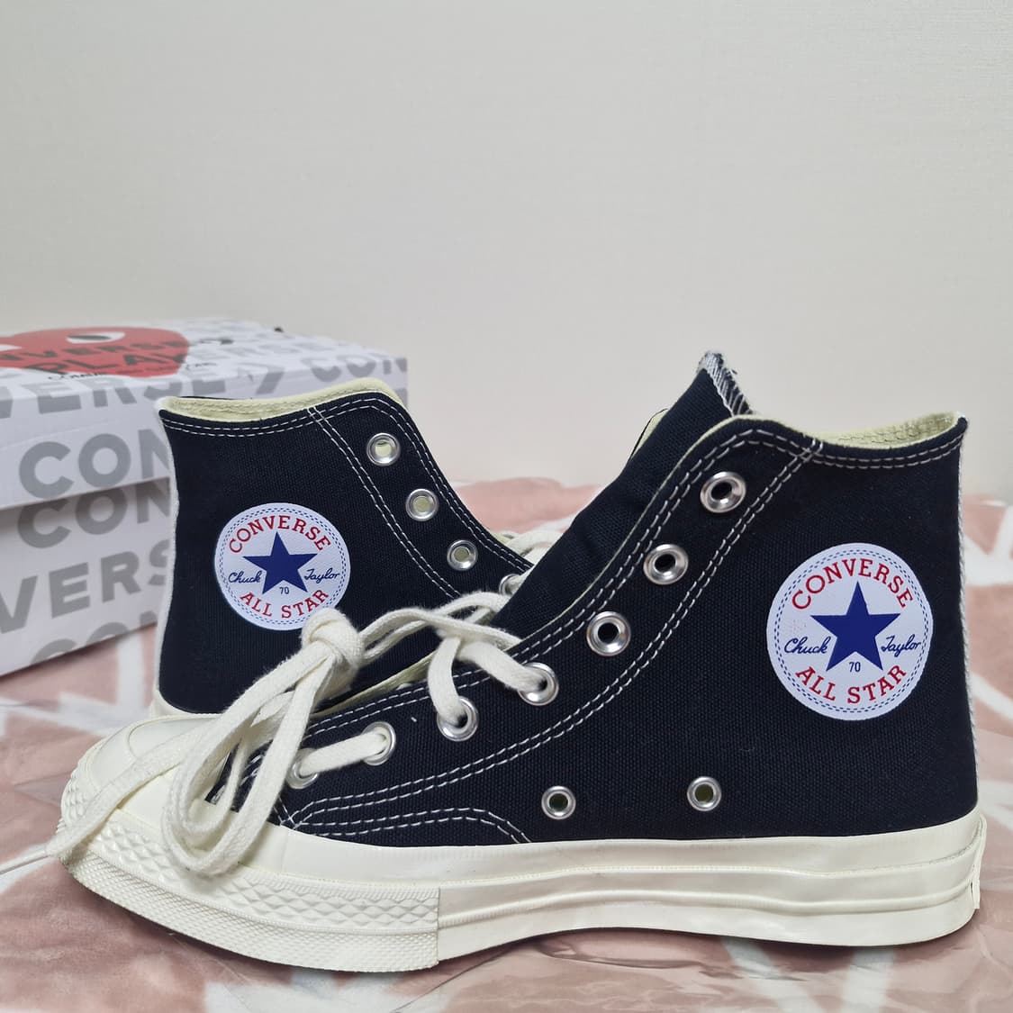 [245] 플레이 꼼데 컨버스 콜라보 청크 70 CDG 하이 꼼데가르송 상품이미지6