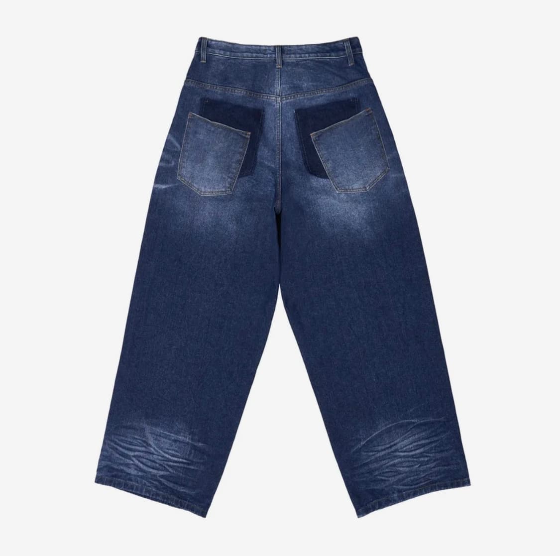 (2) 노쿨러스 OLD FADED WIDE DENIM INDIGO 팬츠 상품이미지2