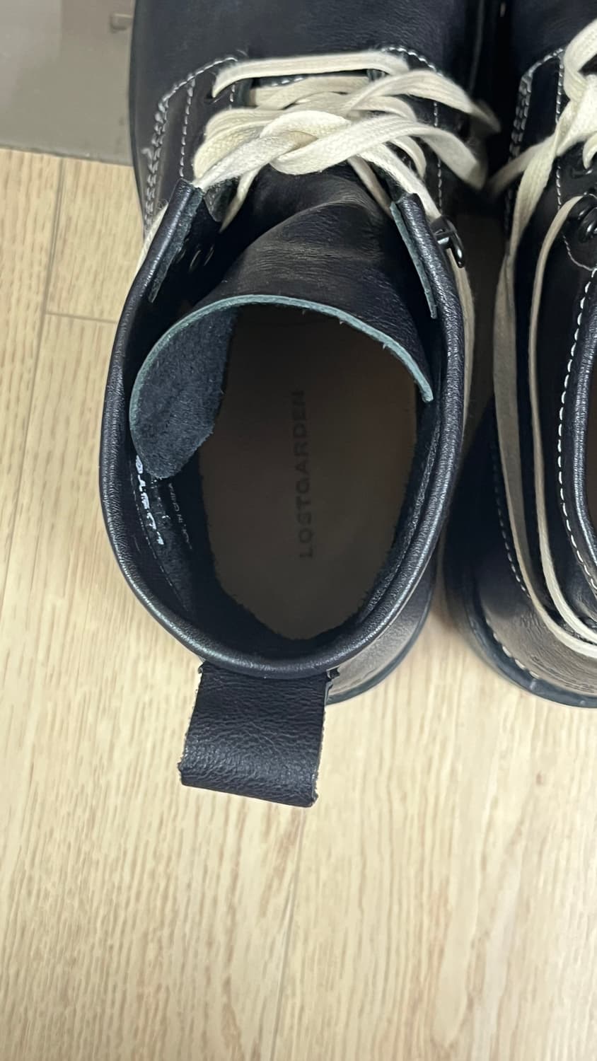 로스트가든 유니폼 워크 부츠 블랙 상품이미지3