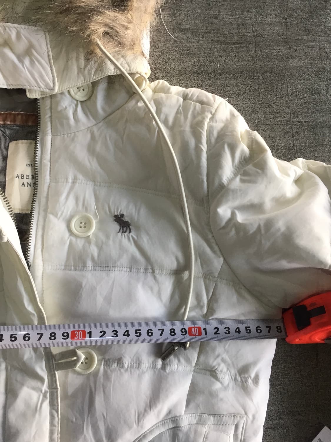 아베크롬비 핀터깔y2k 펑크갸루 울프죠 덕다운패딩자켓 상품이미지3