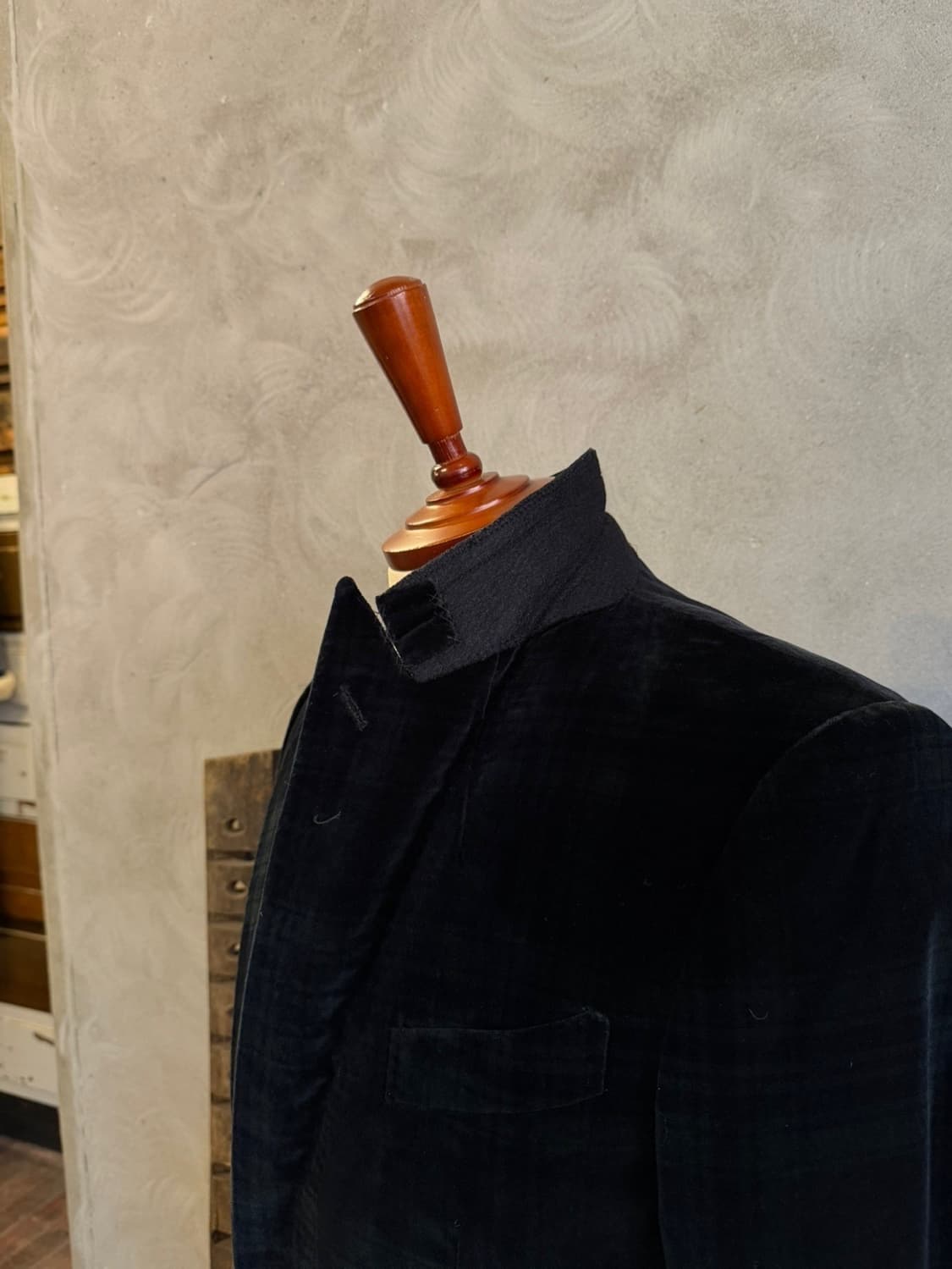 에르메네질도 제냐 꾸띄르 블랙와치 벨루어 자켓 95 상품이미지3