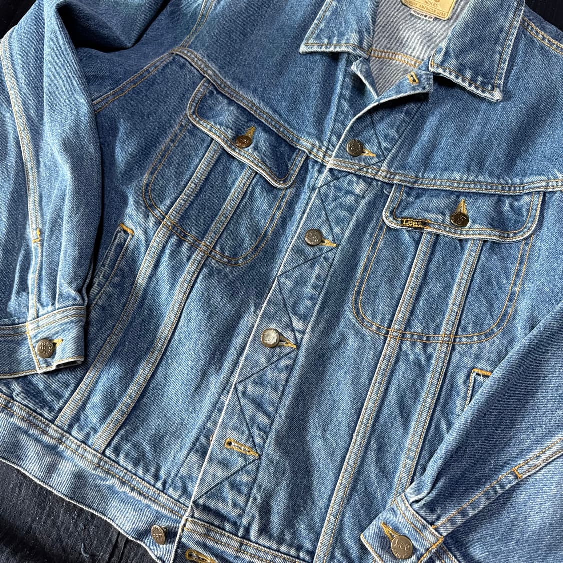 80-90‘s Lee 데님 트러커 자켓 95 상품이미지3