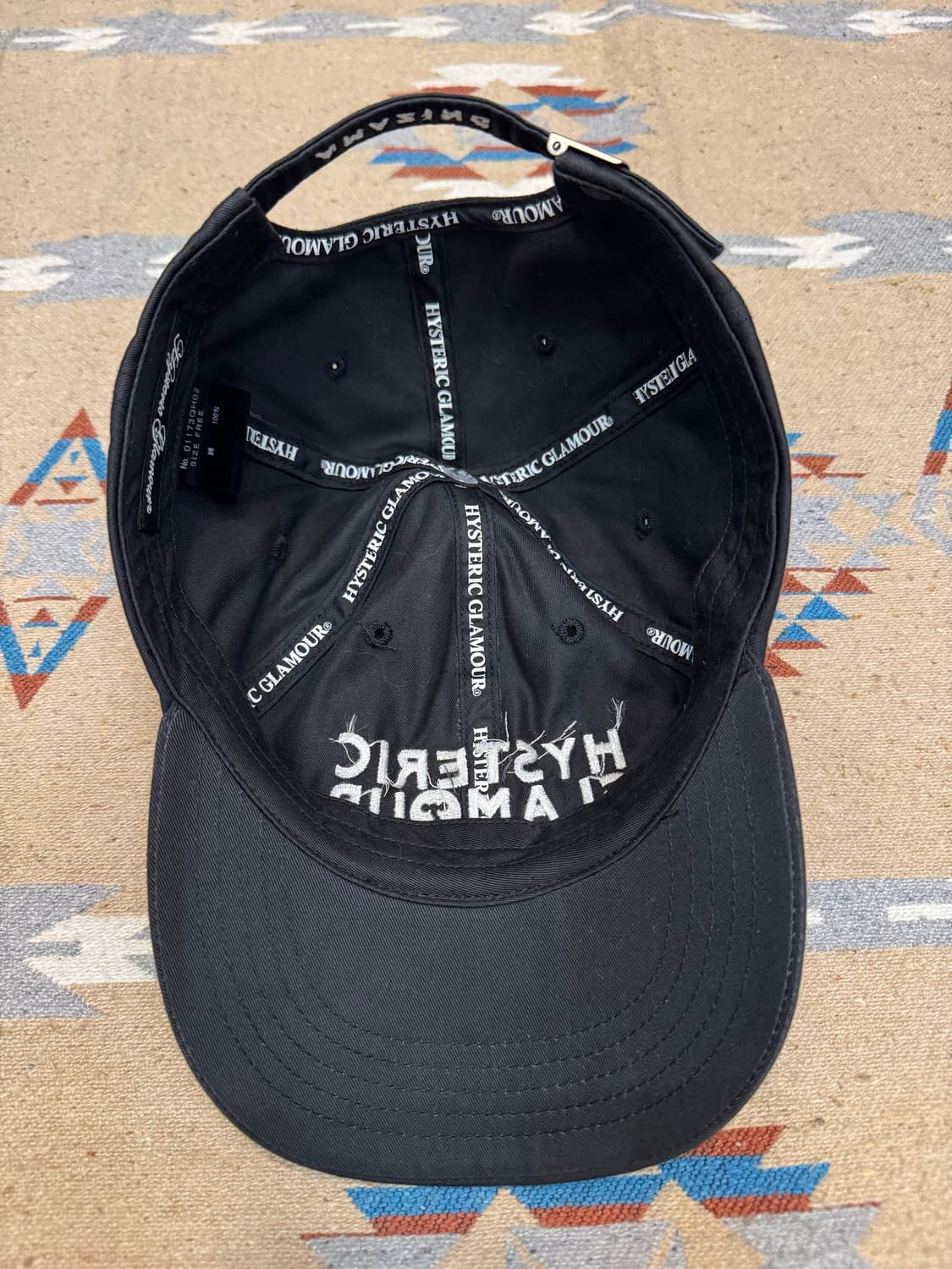 [OS] 히스테릭글래머 6패널캡 블랙  상품이미지6