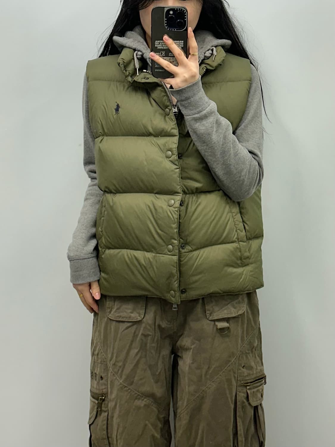 폴로 랄프로렌 카키 조끼 패딩 상품이미지2