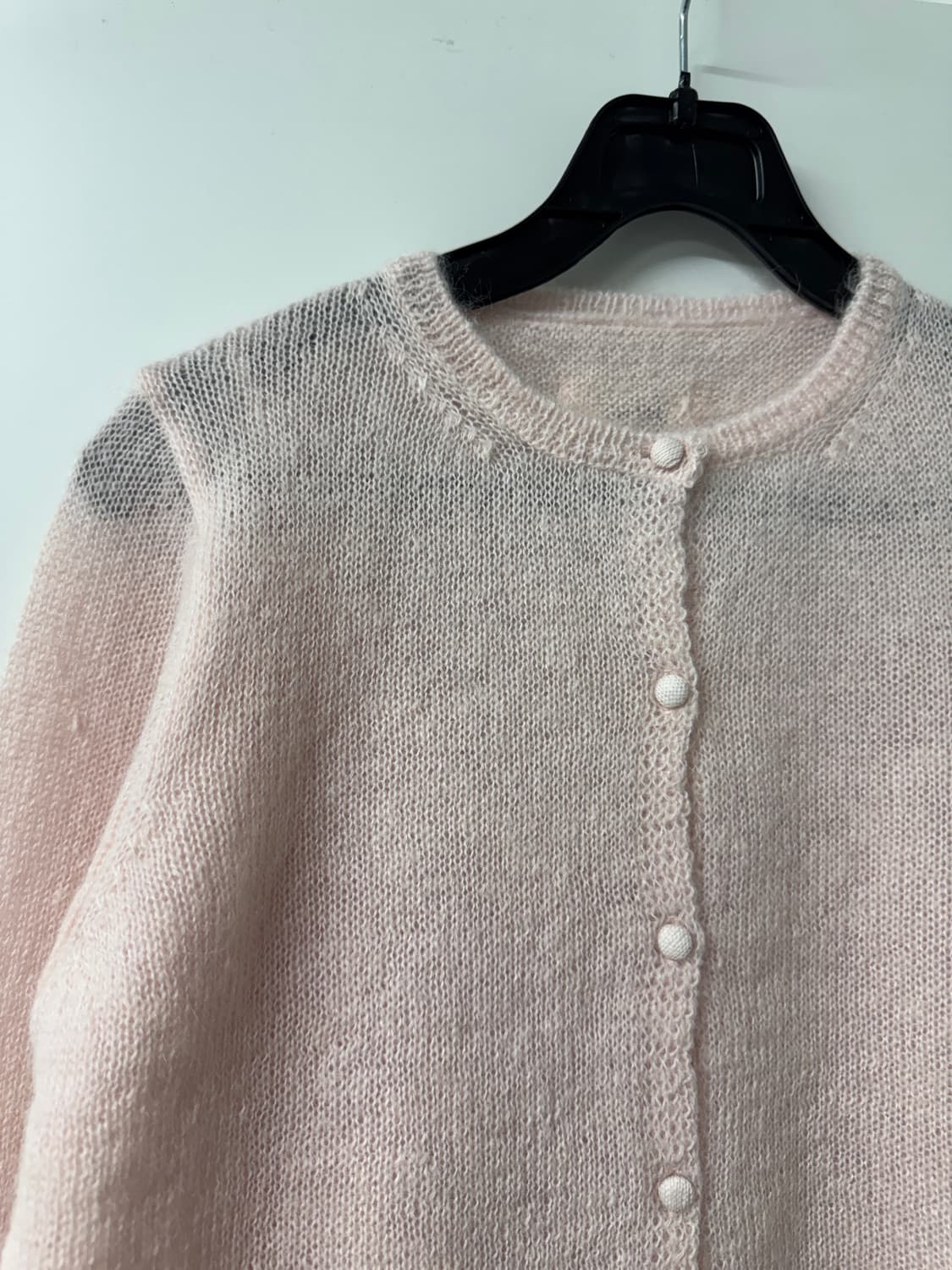 포에토 핑크 니트 뷔스티에 가디건 세트(새상품) 상품이미지5