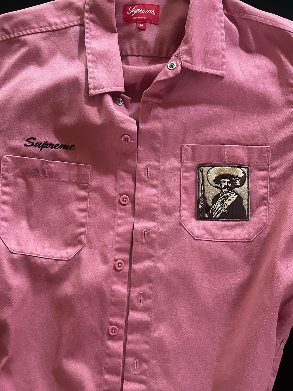 슈프림 자파타 핑크 워크셔츠 M사이즈 상품이미지1