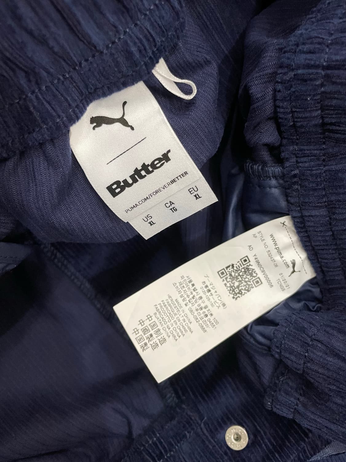 PUMA x BUTTER GOODS Track Pants Peacoat 상품이미지6