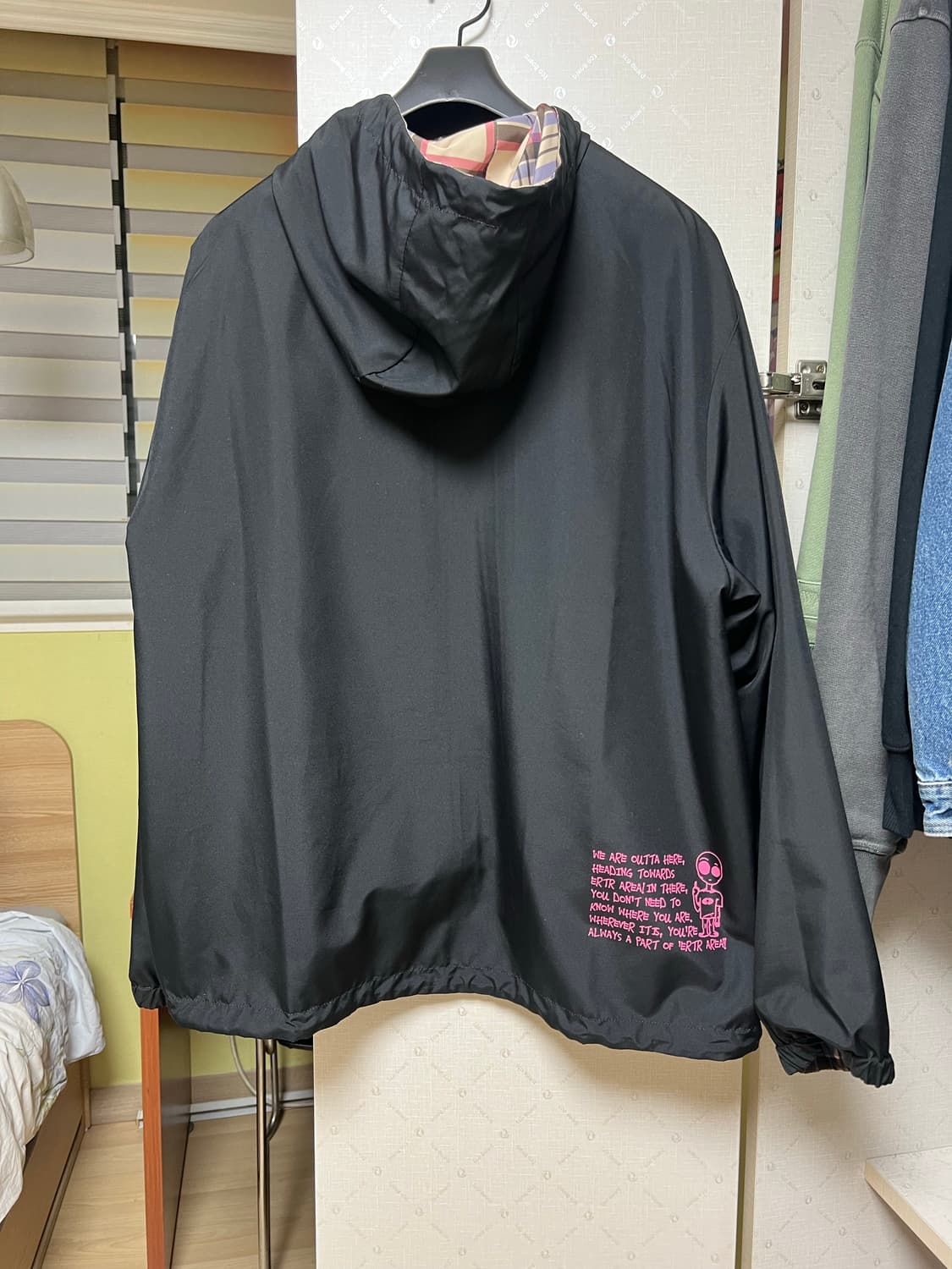 이알티알 Check Pattern Reversible Windbreake 상품이미지4