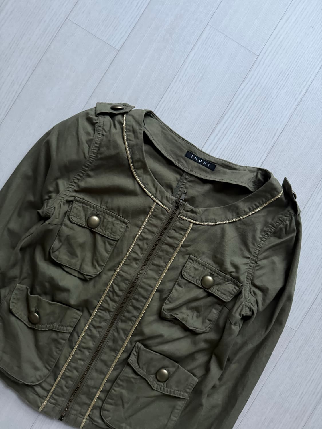 JPN 포켓 카키 자켓 상품이미지7