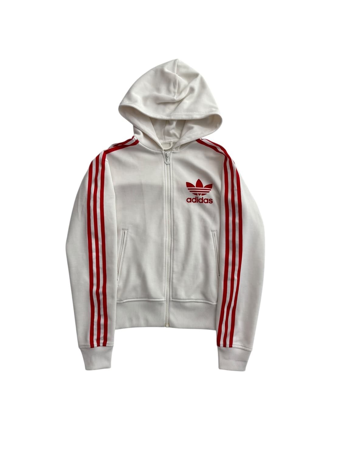 아디다스 화이트 레드 후드져지 상품이미지6